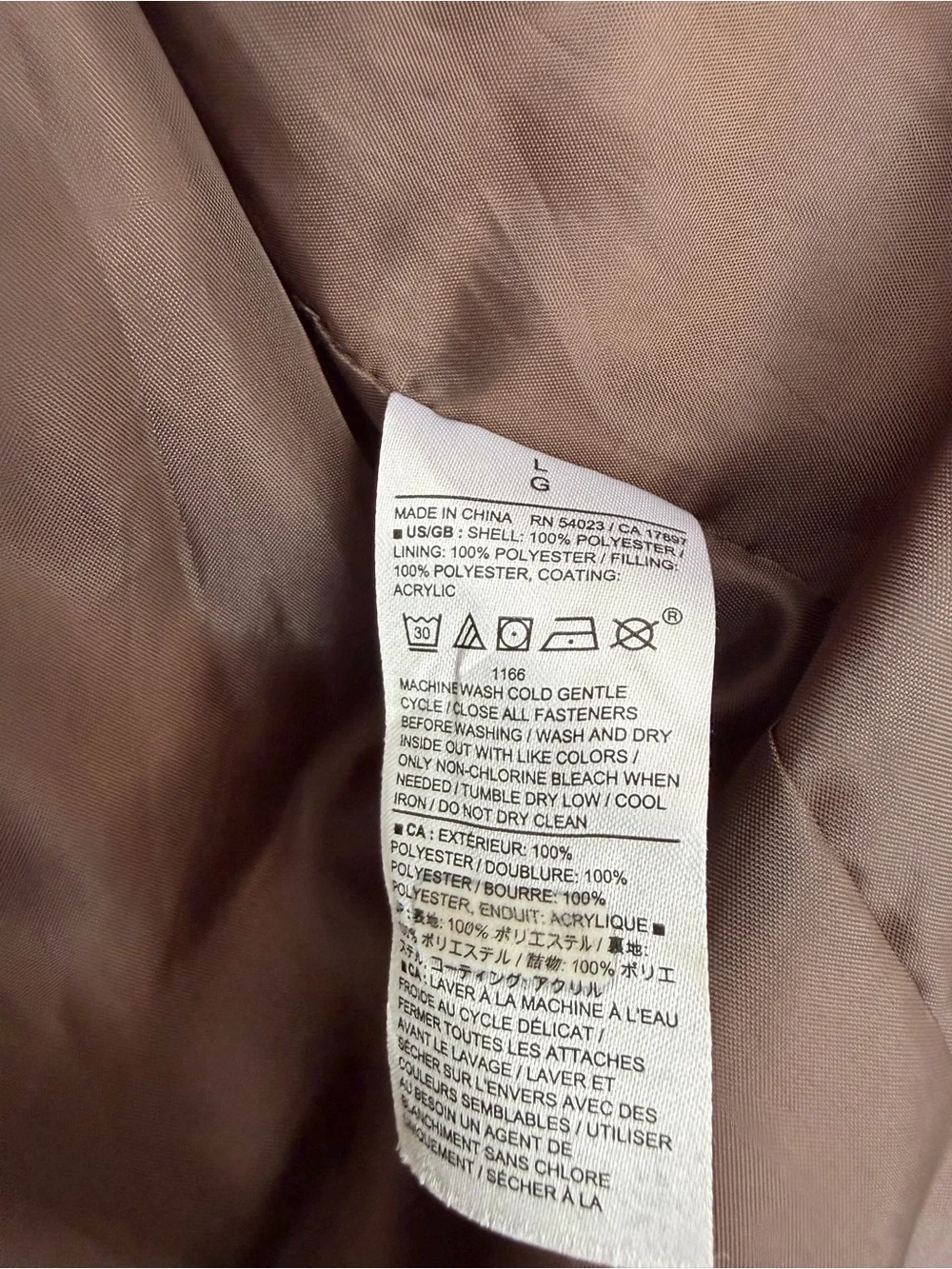 Banana Republic Diamond Quilted Puffer Jacket Earth Brown Men’s L